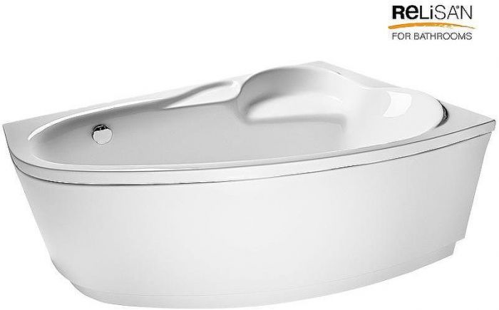 Акриловая ванна Relisan Ariadna 150x100 R Гл000000534 без гидромассажа