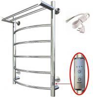 Электрический полотенцесушитель Тругор ПЭК 5 П СП 80x40 с полкой Хром