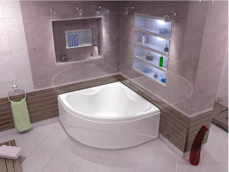 Акриловая ванна Bas Риола 135x135 В 00030 без гидромассажа