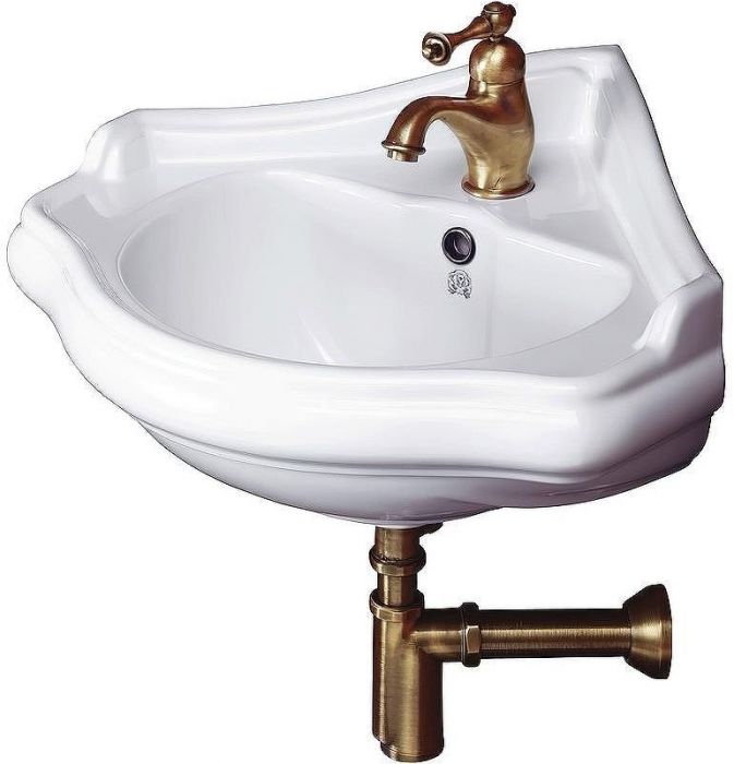 Раковина Migliore Bella 57 20608 угловая Белая