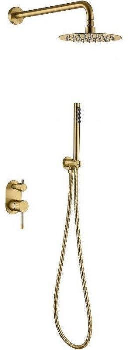 Душевая система Boheme Uno 464-MG Золото матовое