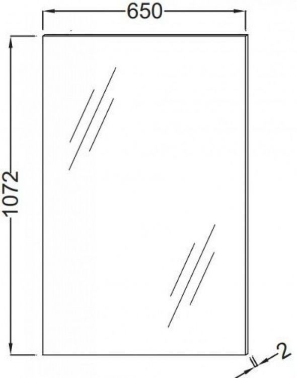 Зеркало высокое Jacob Delafon Struktura EB1246-NF Зеркало высокое Jacob Delafon Struktura EB1246-NF