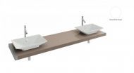 Столешница для раковины Jacob Delafon Parallel 180 см EB55-1800-N18, белый блестящий