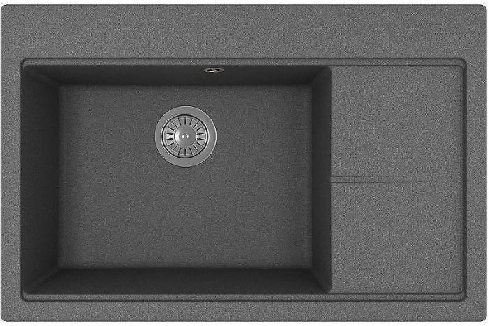 Кухонная мойка Florentina Россана-780 20.500.C0780.102 Черная