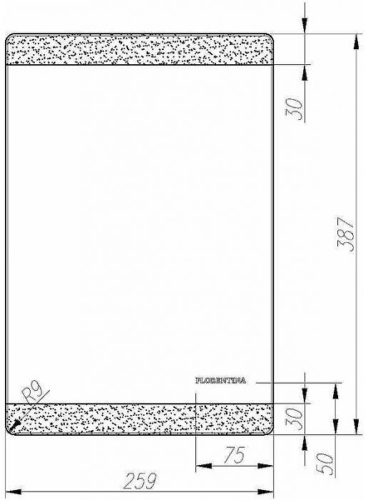 Кухонная мойка Florentina Россана-780 20.500.C0780.102 Черная