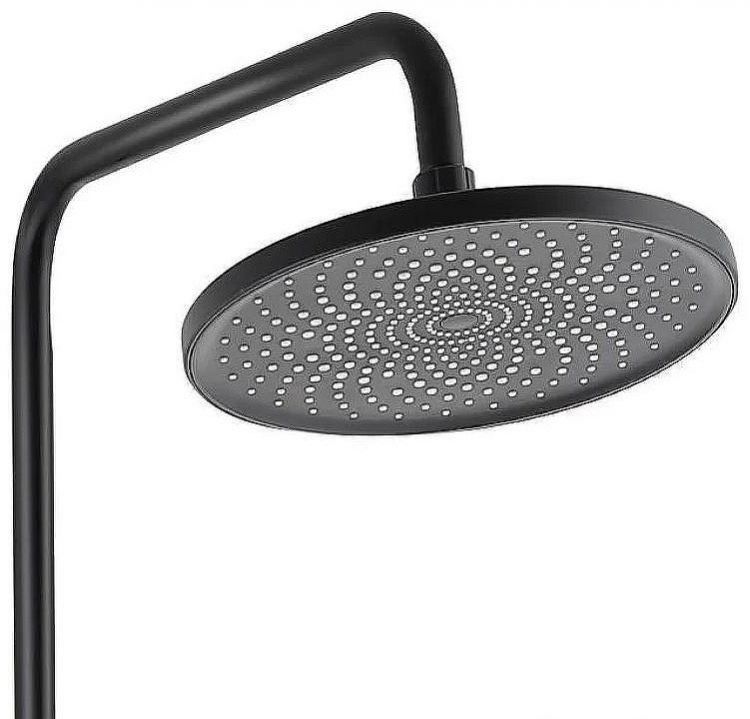 Душевая система beWash BV1TMSS6120 с термостатом Черная матовая