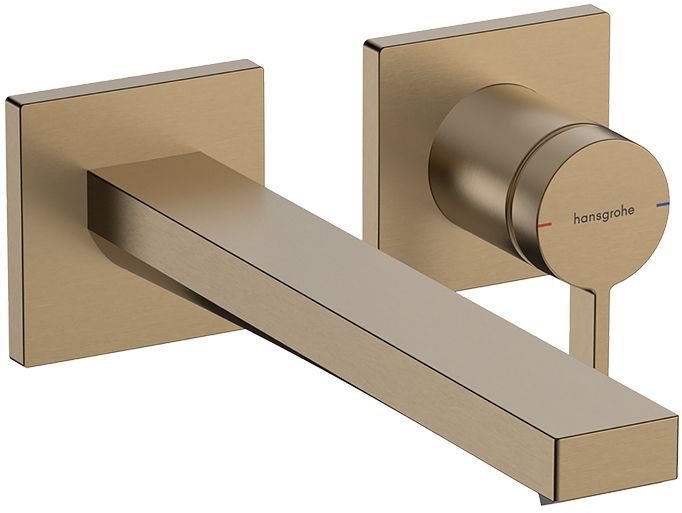 Hansgrohe Tecturis E Смеситель для раковины, встраиваемый, излив: 23см., цвет: бронза матовая