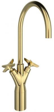 Смеситель для раковины Ramonsoler Adagio 911001OC Золото брашированное
