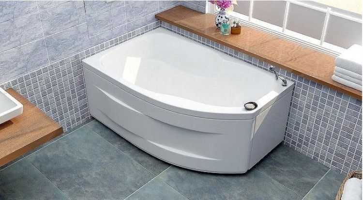 Акриловая ванна BellSan Сати 150х100 R 4627171531445 с гидромассажем