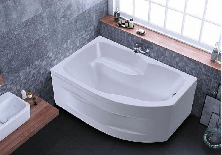 Акриловая ванна BellSan Сати 150х100 R 4627171531445 с гидромассажем