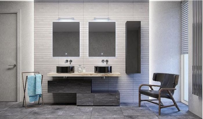 Тумба Velvex Felay 95 tpFEL.95-44.213 подвесная Черная глянцевая