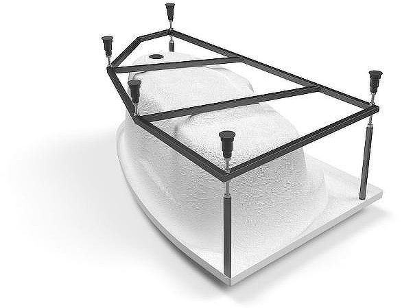 Акриловая ванна Cersanit Joanna 140x90 R 63335 без гидромассажа