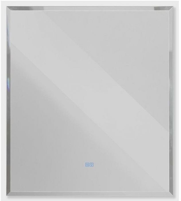 Зеркало Cezares Interni 80 CZR-SPC-INT-800-900-LED-TCH-WARM-BL с подсветкой Bianco Lucido с сенсорным выключателем и подогревом