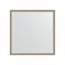 Зеркало EVOFORM  DEFENITE BY 1020 71x71 мельхиор 41 мм в багетной раме