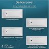 Чугунная ванна Delice Level 170х75 DLR230602 без отверстий под ручки и антискользящего покрытия