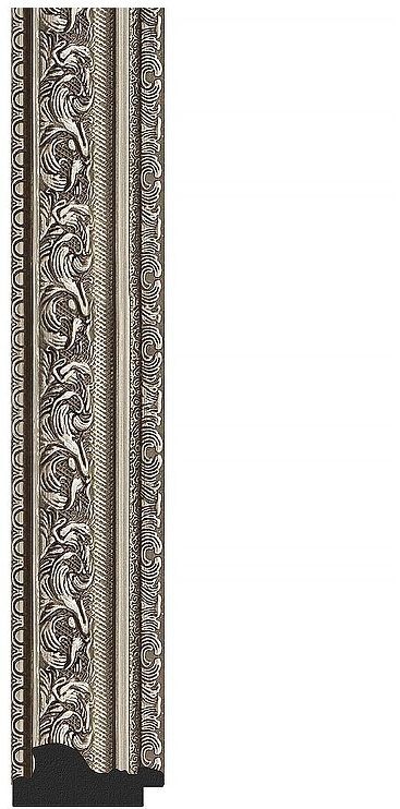 Зеркало Evoform Octagon 65х65 BY 3970 в багетной раме - Виньетка состаренное серебро 56