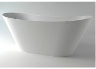 Ванна из искусственного камня Holbi Afina 161x66 1.01.004.11.1 Белая матовая