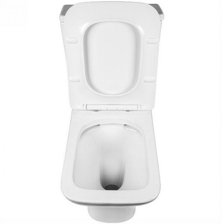 Унитаз компакт Bond Cube F09-00 Белый с бачком и сиденьем Микролифт