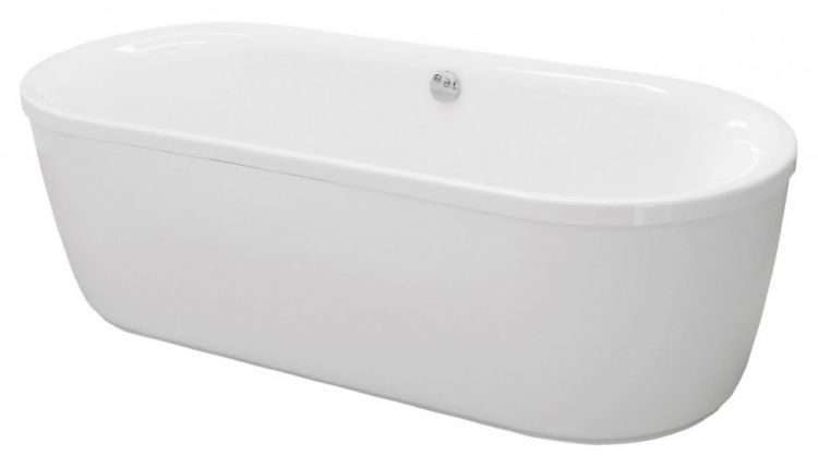 Акриловая ванна отдельностоящая CEZARES METAURO CENTRAL 1800x800x400