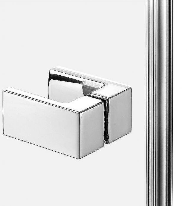 Душевая дверь New Trendy Avexa Chrome 100 R EXK-1446 профиль Хром стекло прозрачное