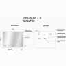 Зеркало SANCOS Arcadia 1.0 с подсветкой 900х700 мм, AR1.900