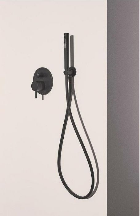 Душевая система Ideal Standard Ceraline  BD192XG Черная матовая