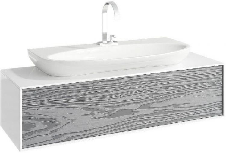 Тумба под раковину Aqwella 5 Stars Genesis 120 GEN0112MG подвесная Миллениум серый