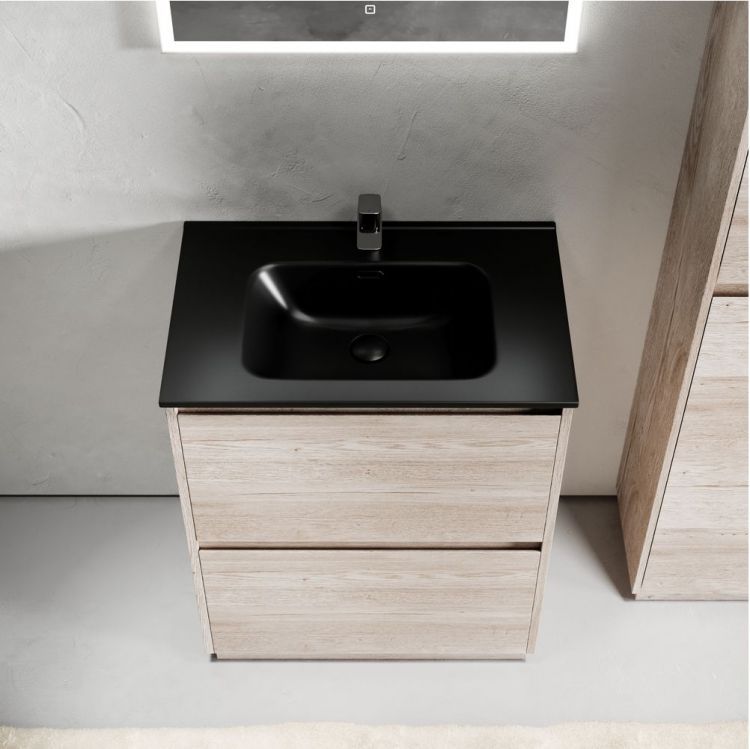 Тумба напольная под раковину SANCOS Libra Floor, дуб галифакс натуральный 690х450х840 мм, LB70FEG