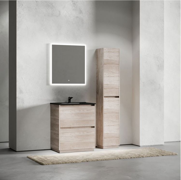 Тумба напольная под раковину SANCOS Libra Floor, дуб галифакс натуральный 690х450х840 мм, LB70FEG