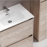 Тумба напольная под раковину SANCOS Libra Floor, дуб галифакс натуральный 690х450х840 мм, LB70FEG