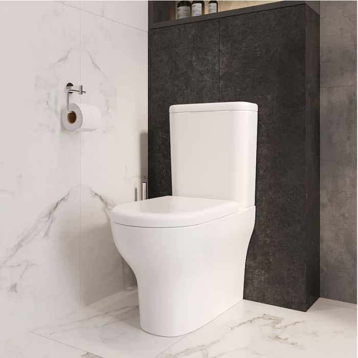 Унитаз компакт Vitra Zentrum Open-back 9012B003-7204 с бачком и сиденьем Микролифт