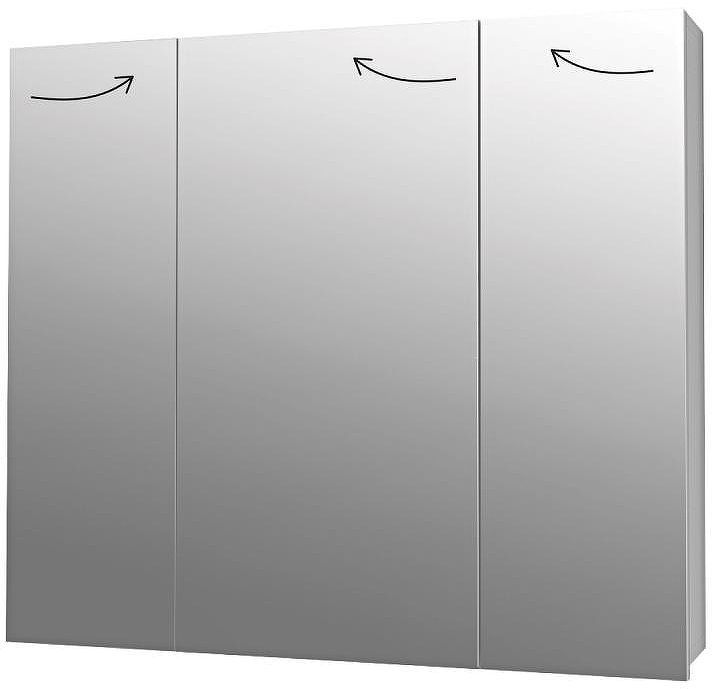 Зеркальный шкаф Dreja Almi 80 99.9011 Белый