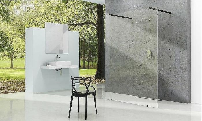 Душевая перегородка Ravak Walk-In Free 160 GW9FS0C00Z1 профиль Хром стекло Transparent