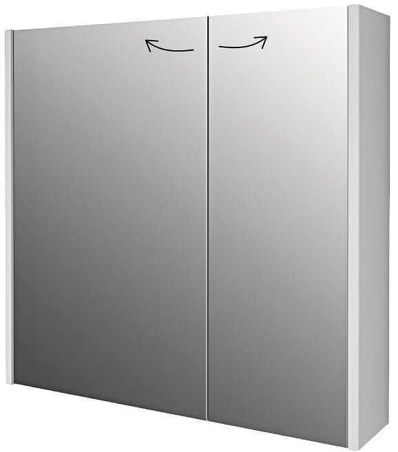 Зеркальный шкаф Dreja Prime 70 99.9305 Белый