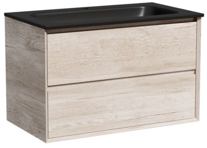 Тумба подвесная SANCOS под раковину Marmi 2.0, дуб галифакс натуральный 790х445х520, MR2.080EG