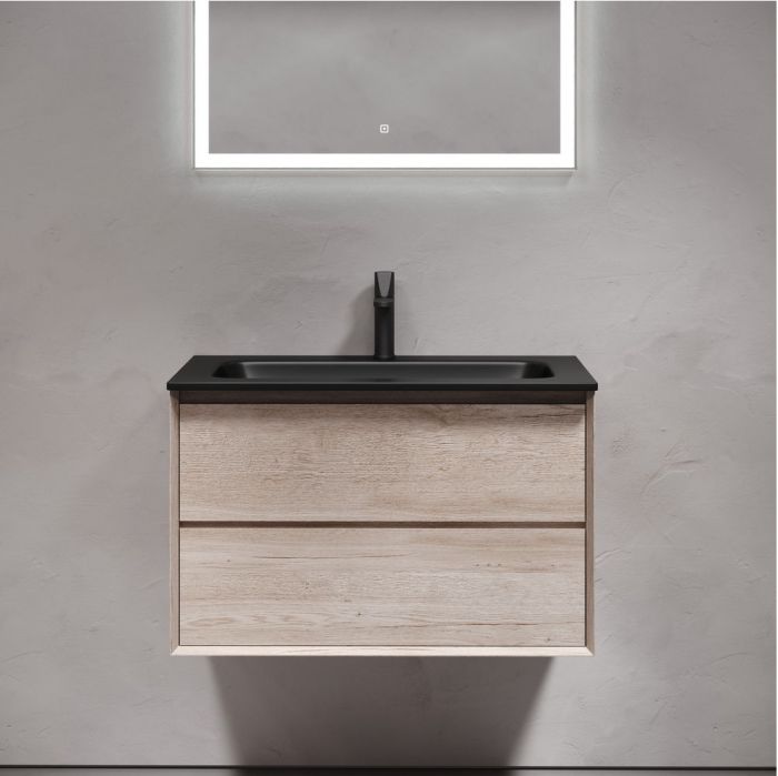 Тумба подвесная SANCOS под раковину Marmi 2.0, дуб галифакс натуральный 790х445х520, MR2.080EG