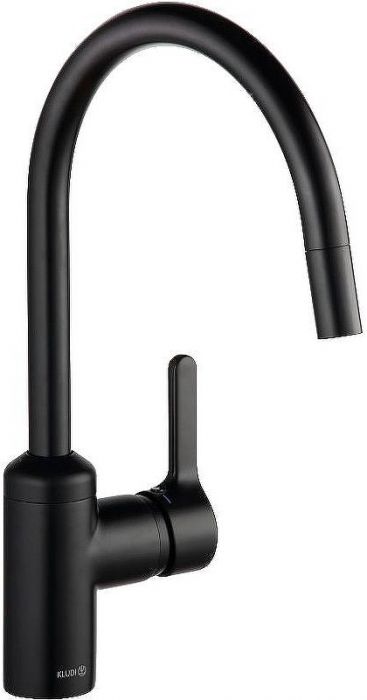 Смеситель для кухни Kludi Bozz 428513978 Черный матовый