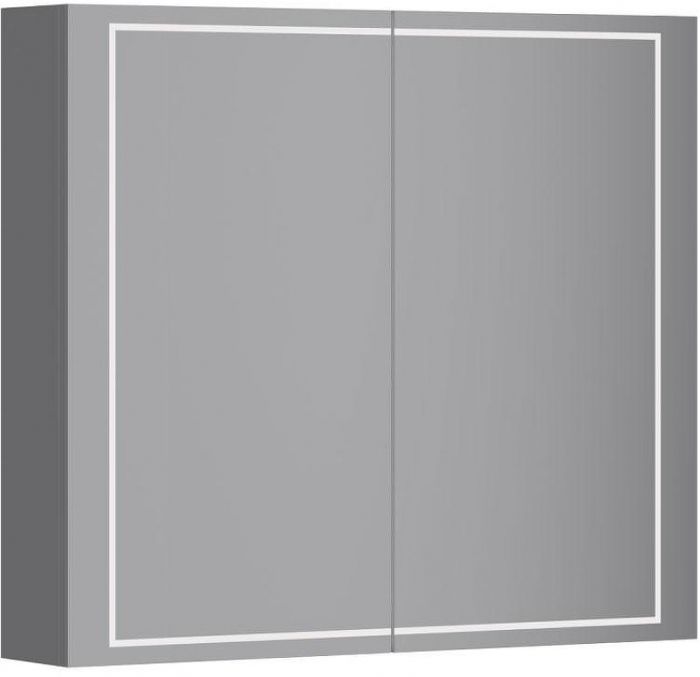 Зеркальный шкаф Aqwella Simplex 80 SLX0408 с подсветкой Белый