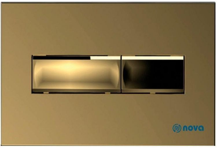 Клавиша смыва Nova NV7325 Золото