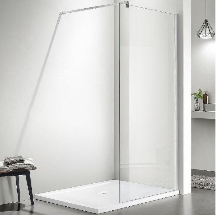 Душевая перегородка Aquatek 140 AQ WIW 14020CH профиль Хром стекло прозрачное