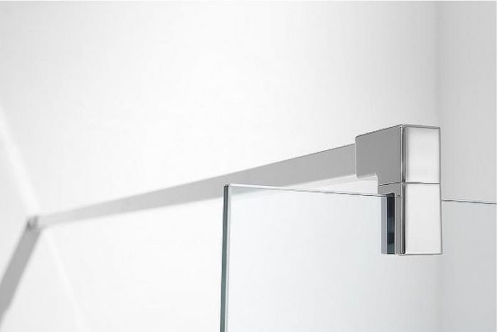 Душевая перегородка Aquatek 140 AQ WIW 14020CH профиль Хром стекло прозрачное