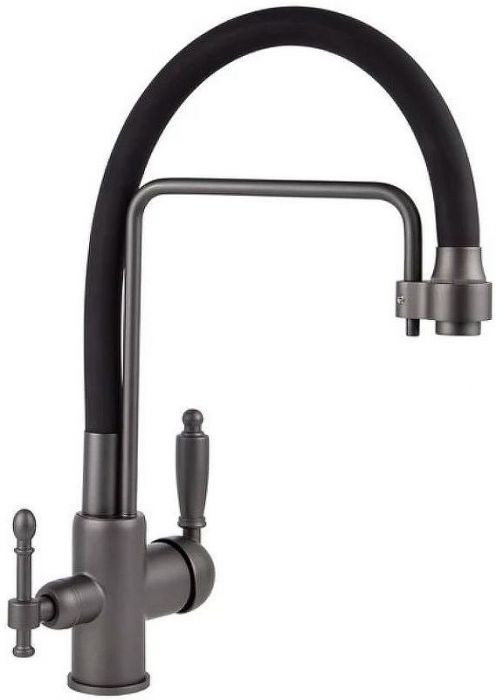 Смеситель для кухни Viko V-5617 Графит Черный