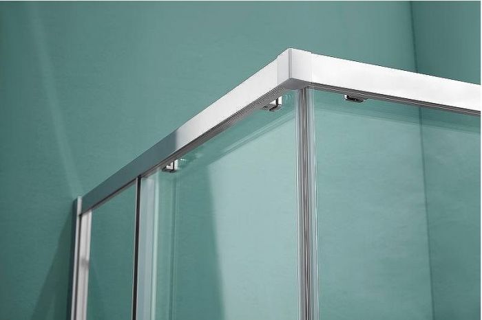 Душевой уголок Aquatek 90х90 AQ ARI KV 09020CH профиль Хром стекло прозрачное