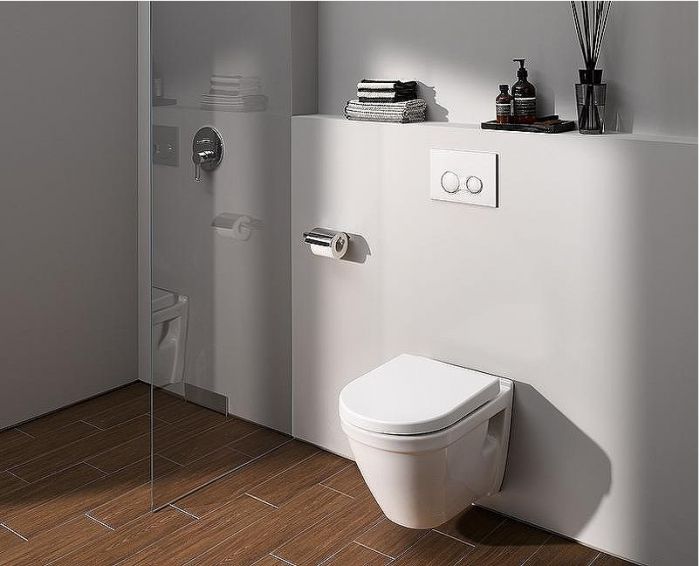 Комплект унитаза с инсталляцией Vitra S50 Rim-Ex 9003B003-7201 с сиденьем Микролифт и клавишей смыва Хром глянцевый