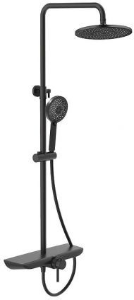 Душевая система Arrow AD3336SHMB с термостатом цвет Черный матовый