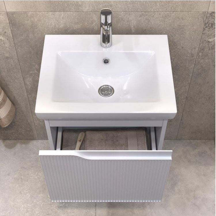 Тумба под раковину Vigo Neo 50 338 подвесная цвет Белый