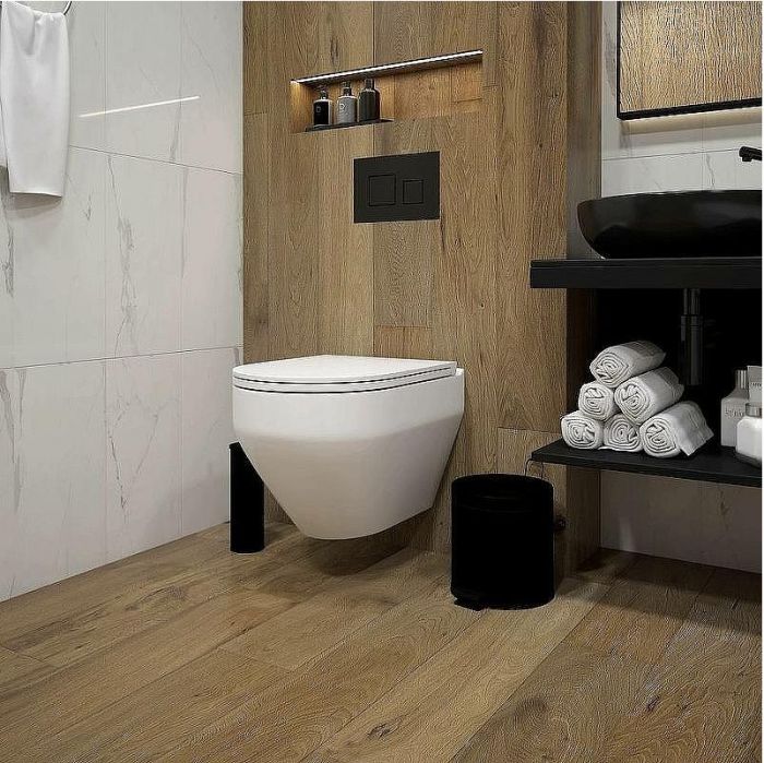 Комплект унитаза с инсталляцией Maretti Calabria CA29KA01552 с сиденьем Микролифт и клавишей смыва Хром глянцевый