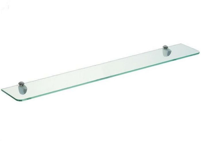 Стеклянная полка Aquaton Ария 80 1A144603AA010 Хром Глянцевая