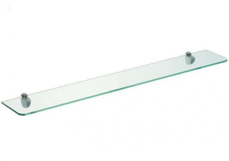 Стеклянная полка Aquaton Ария 80 1A144603AA010 Хром Глянцевая