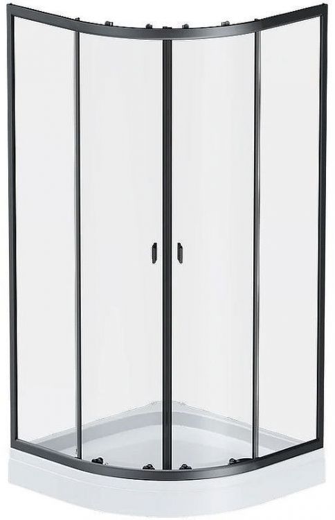 Душевой уголок AM.PM X-Joy Twin Slide 90х90 W88E-205-090BT64 профиль Черный матовый стекло прозрачное Душевой уголок AM.PM X-Joy Twin Slide 90х90 W88E-205-090BT64 профиль Черный матовый стекло прозрачное